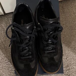 Cole hann Black Leather Men's Shoes